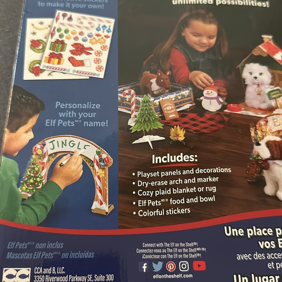 Elf Pets Christmas Cabin Playset - Picture 6 of 6